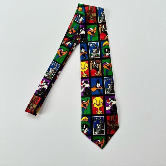 Warner Bros. Other - Men’s Looney Tunes Vintage 1997 Necktie Stamp Collection​​​